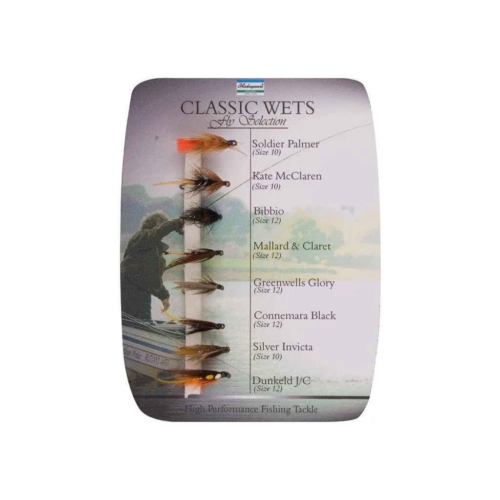 Shakespeare Sigma Fly Selection 2 Classic Wets #10/#12 Assorted