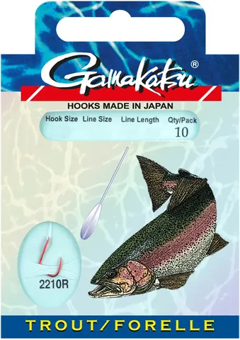 Gamakatsu Trout LS-2210 Ready-Made Rig #4 200cm 0.25mm