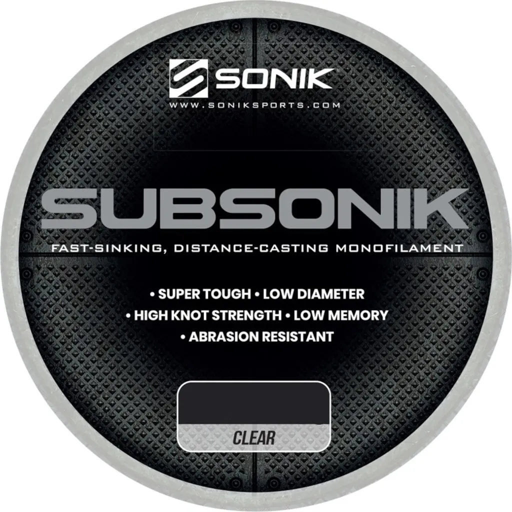 Sonik Subsonik Monofile Schnüre 0.31mm 6.804kg Clear