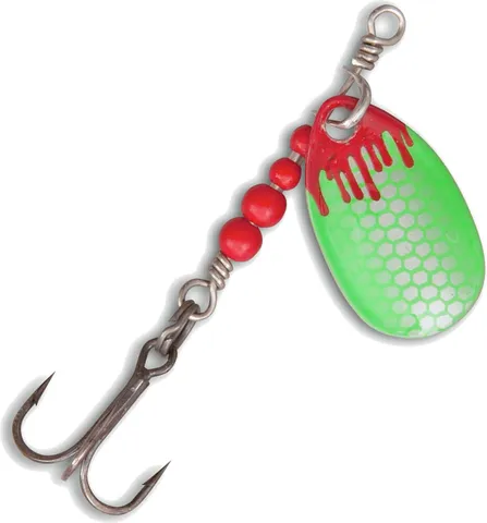 Quantum Magic Trout Bloody UL Spinner 1.75g 2.5cm Silber Grün