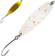 FTM Spoon Hammer 4cm 1.7g Weiß - Rote Flecken / Goldfarben