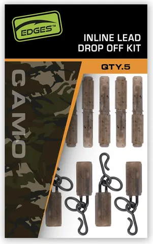 Fox Edges Inline Lead Drop Off Kits Rig Accessory Edges Camo