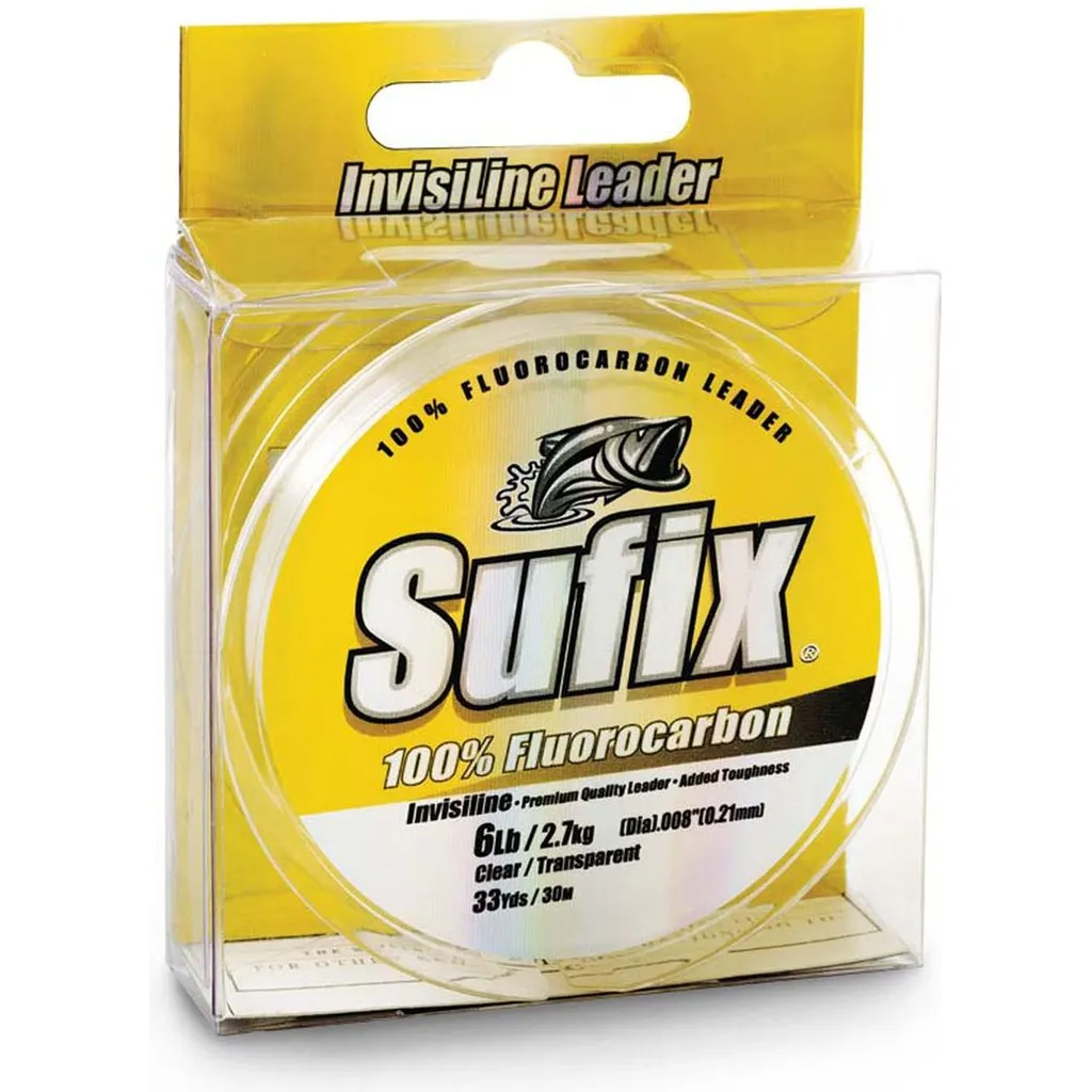 Sufix Invisiline Fluorocarbon-Schnüre 0.92mm 20m 45.7kg Clear
