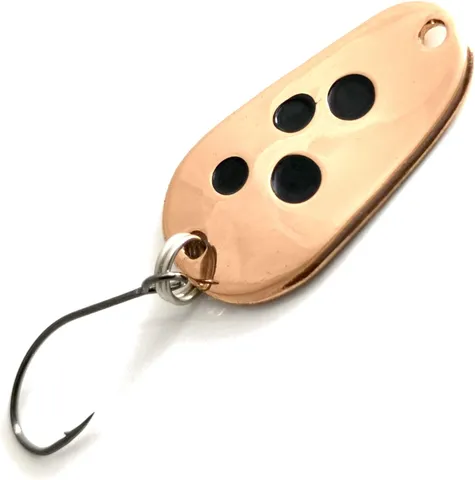 Troutwerk Spoon 2.8cm 3g Kupferfarben/Schwarze Punkte