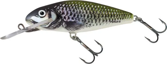 Salmo Perch Deep Runner 8cm 3–6m 14g Holo Bleak