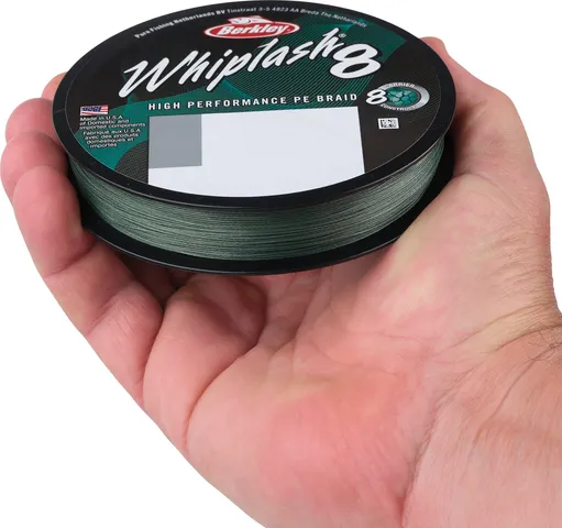 Berkley Whiplash 8 Braided Line 150m Moss Green