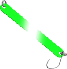 FTM Spoon Curl Kong 6.7cm 3.5g Neon Green Lumi/Black Glitter