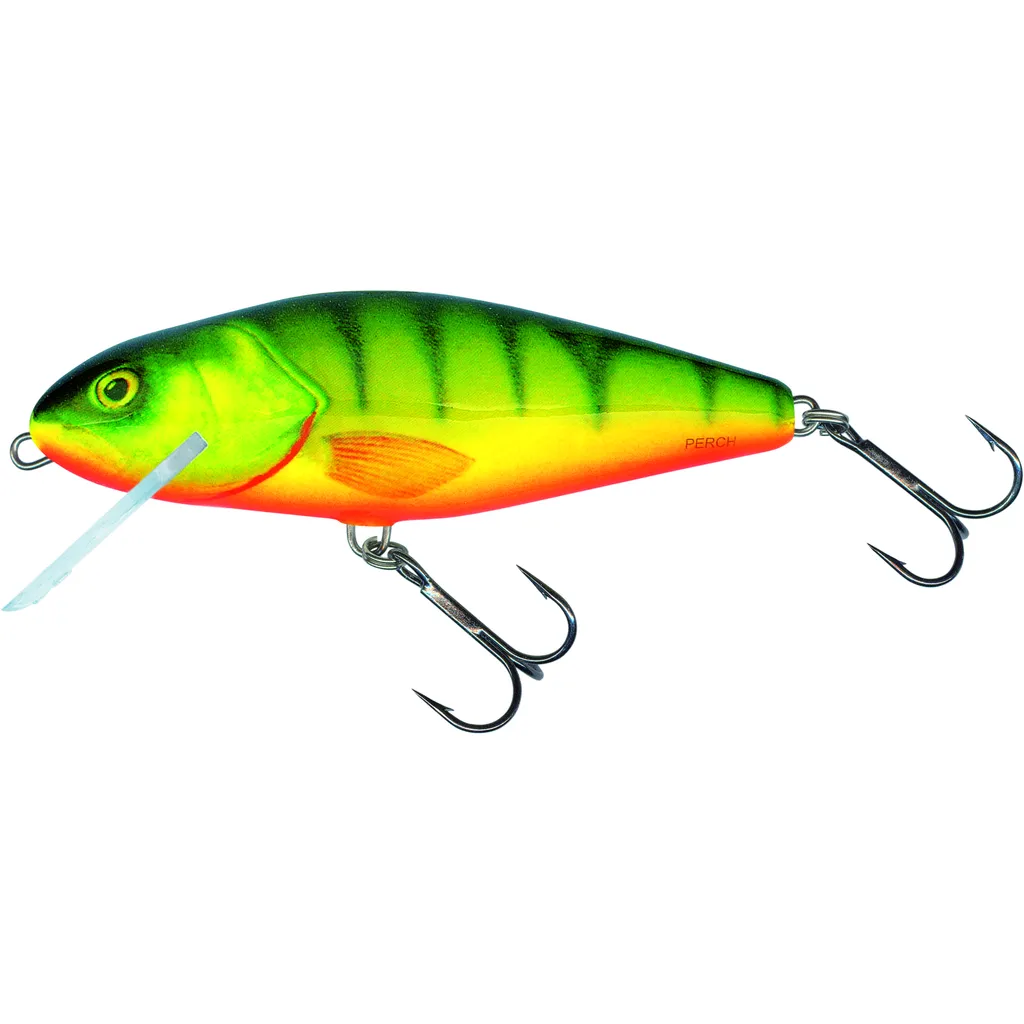Salmo Perch Wobbler Floating 8cm Hot Perch
