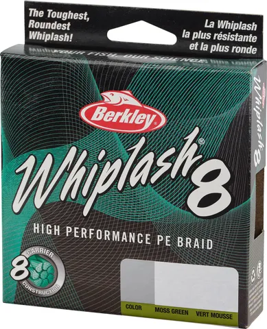 Berkley Whiplash 8 Geflochtene Schnur 300m 0,25mm Moss Green