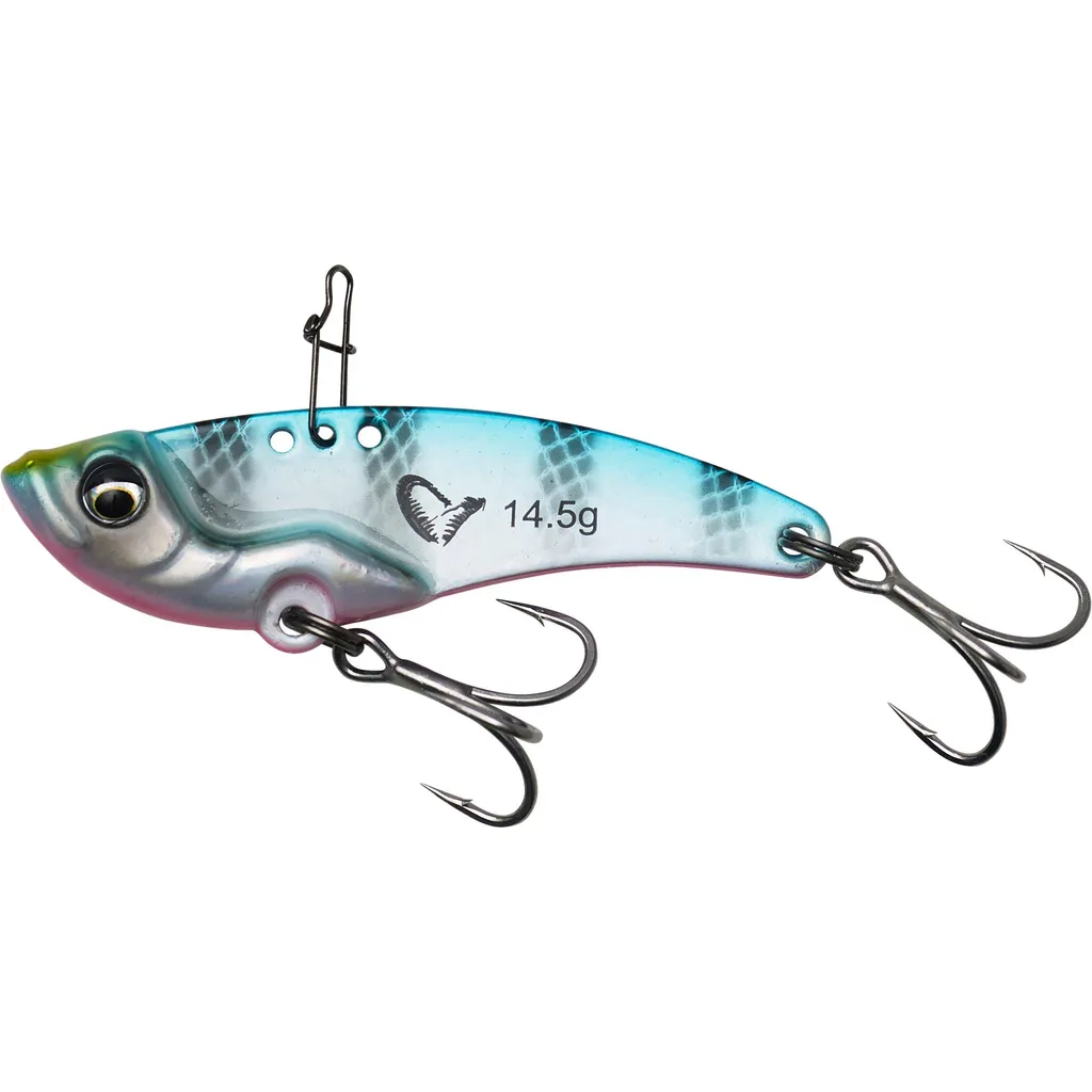 Savage Gear VIB BLADE Blinker 4.5cm 8.5g Blue Pink Stripes
