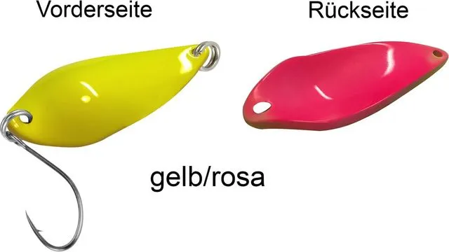 FTM Spoon Rock Spoon 4.2g Yellow/Pink