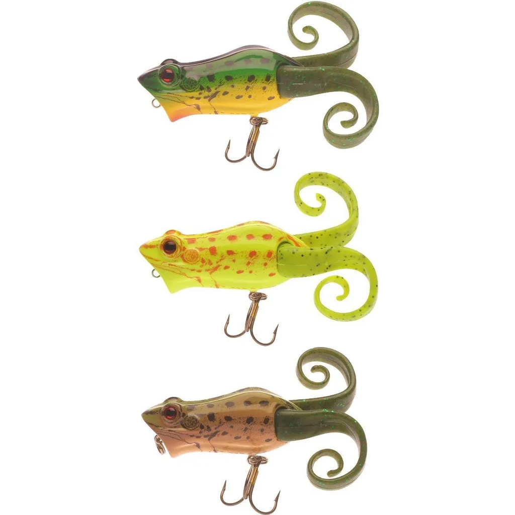 Berkley Power Pop Frog 3-Pack Oberflächenköder 6cm 10g Assorted