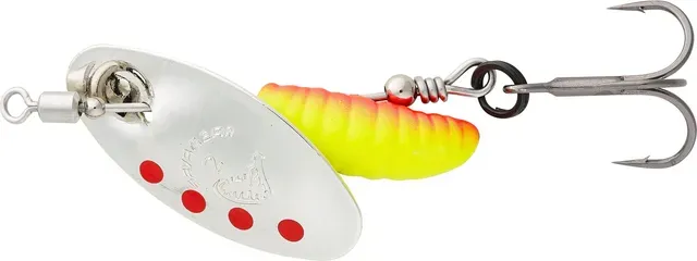 Savage Gear Grub Spinners 2.2g Silver Red Yellow
