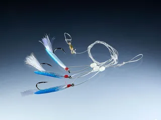 Balzer Dorsch- und Köhlersystem 3 Hooks Rig 150cm