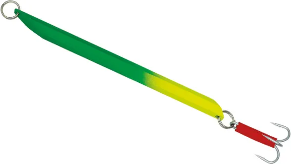Kinetic Depth Diver Skirted Jigs 400g 24.5cm Green/Yellow