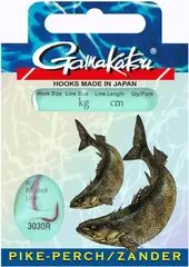 Gamakatsu Zander LS-3030 Fertiges Rig 2 60cm 3 Braided