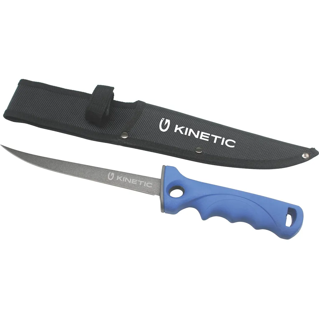 Kinetic Filetiermesser Soft Grip 17cm Blau/Schwarz