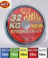 WFT KG Strong Exact Geflochtene Schnur 0.22mm 32kg 480m Multicolor