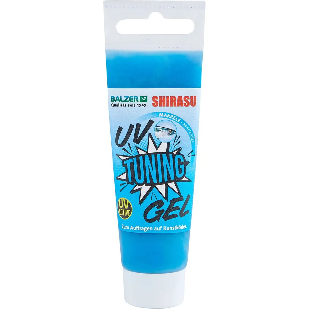 Balzer Shirasu UV Tuning Gel Fischlockstoffe Blau / Mackerel