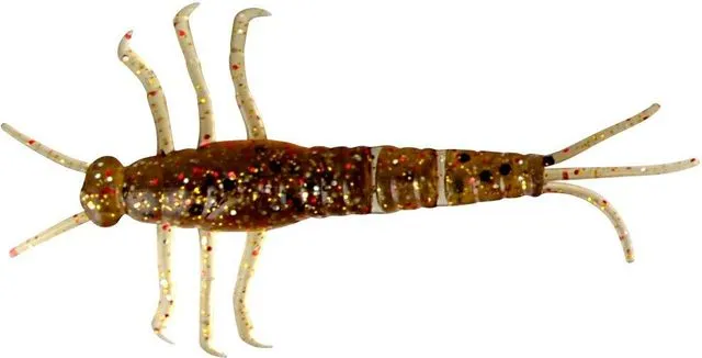 Savage Gear LB 3D PVC Mayfly Nymph 5cm 1g Brown Glitter