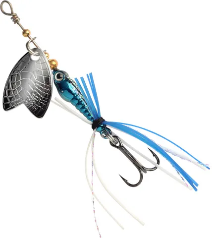 Spro Larva Mayfly Micro Spinner Inline-Spinner 5cm 4g Chrome Blue