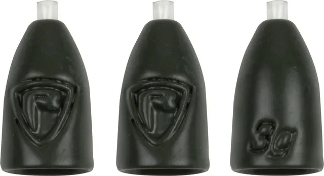 Fox Rage Tungsten Bullet Weights 3g 3pcs Matte Green