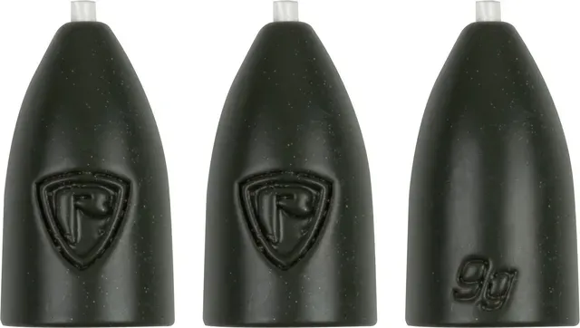 Fox Rage Tungsten Bullet Weights 9g 3pcs Matte Green