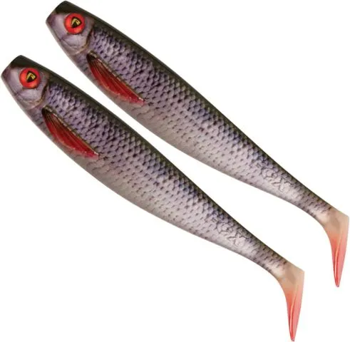 Fox Rage Pro Shad Single Colour Packs 14cm Roach