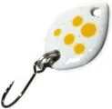 Troutwerk Spoon 0.8g 1.2cm White/Yellow Dots
