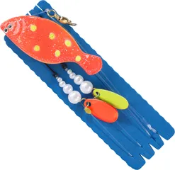Balzer Inliner Plattfisch-Blinker 100g UV-Orange-Gelb