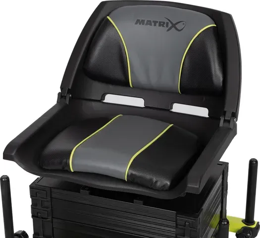 Matrix F25 Pro Swivel Seatbox Lime Edition 13.5kg 76.1cm Aluminium
