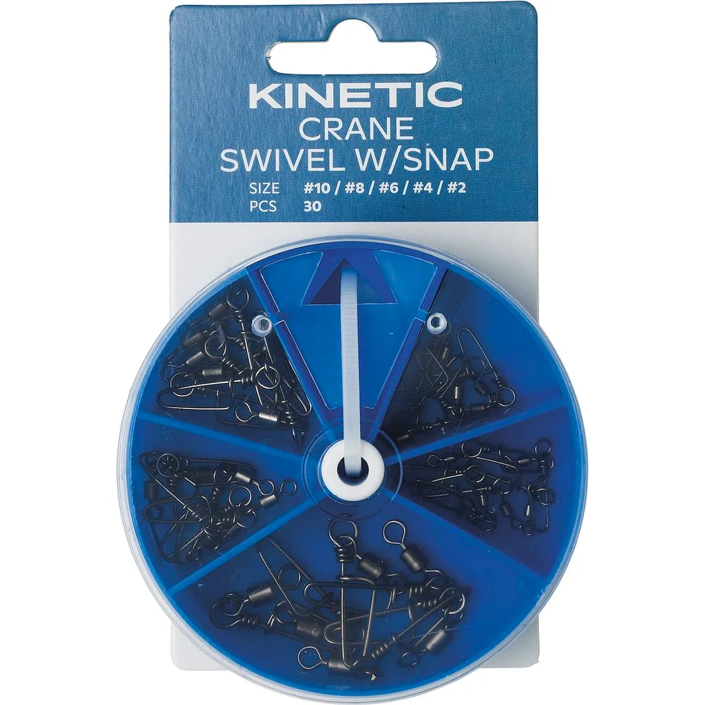 Kinetic Kran-Wirbel mit Snap 275 #10-8-6-4-2 30pc