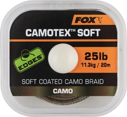 Fox Camotex Soft Leader Line 20m 9.1kg