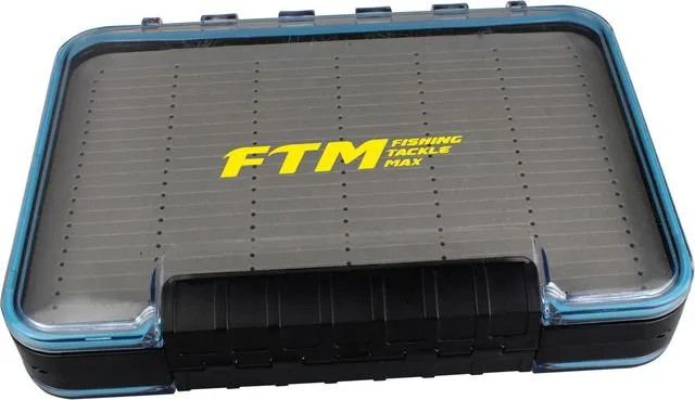 FTM Spoonbox Tackle Box 2 Compartments 22.8x16.8x5.0cm Plastic Clip/Latch