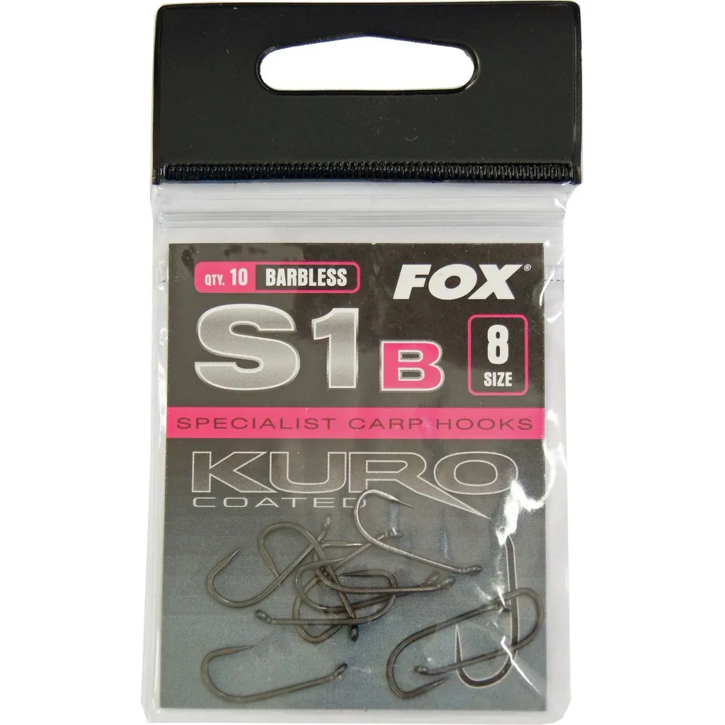 Fox Kuro S1 Series barbless Haken #8