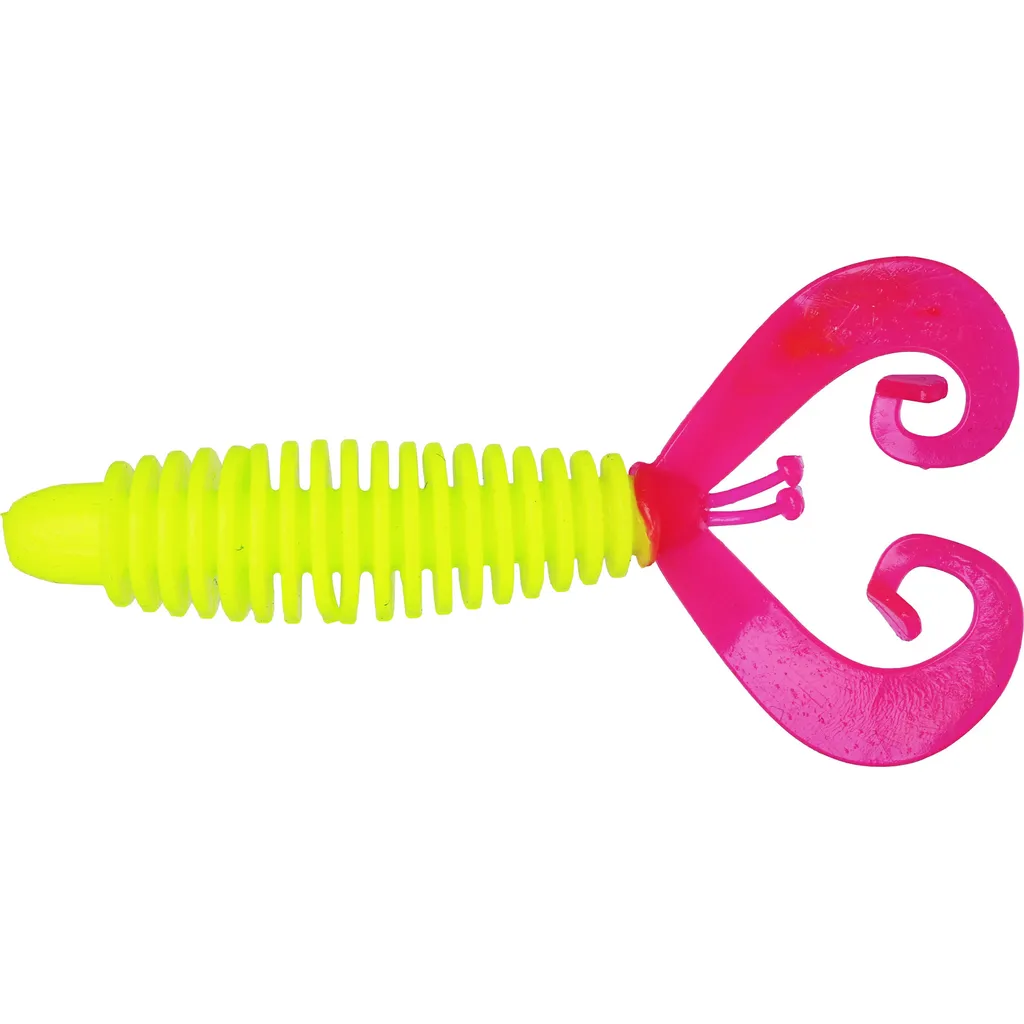 Westin Ringcraw Gummiköder 6cm Chartreuse Pink Banana
