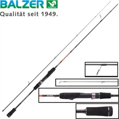 Balzer Shirasu Micro Jig Spinning Rod 1.92m 0.5–6g 2pc