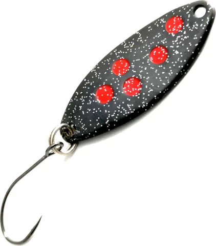 Troutwerk Spoon 3.3cm 2.5g Black/Red Dots