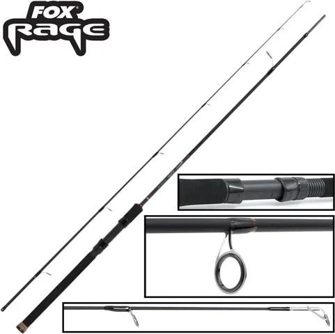Fox Rage Warrior Light Spin Spinning Rod 2.4m 5–15g 2pc