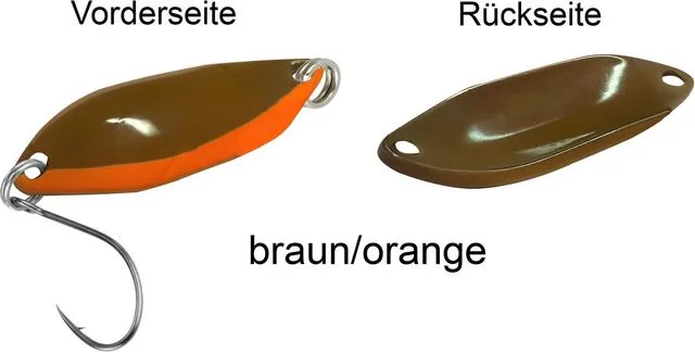 FTM Spoon Hit Spoon 3.3g Brown/Orange