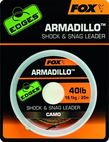 Fox Camo Armadillo Leader 18.1kg 20m Dyneema