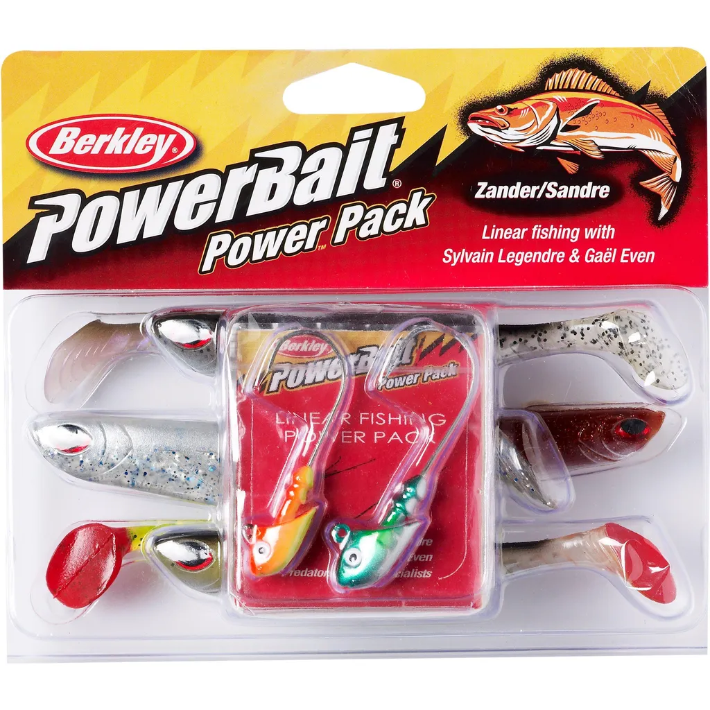Berkley Pro Pack Softbaits Zander Assorted 6pc