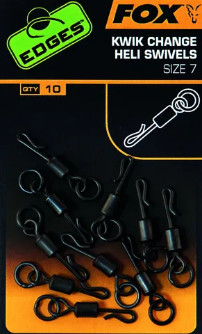 Fox Edges Kwik Change Heli Swivels 7 10pcs