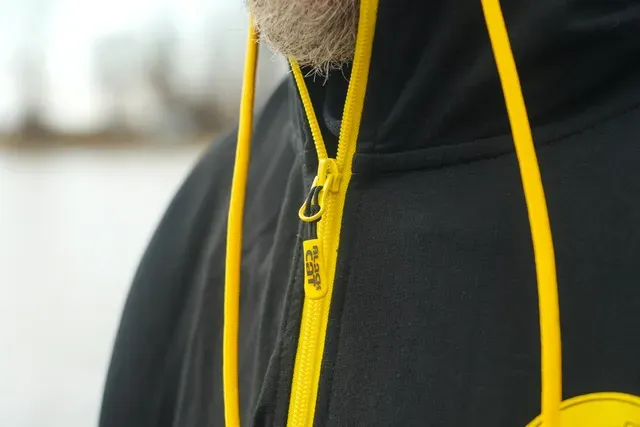 Black Cat Black Zip Hoody XL