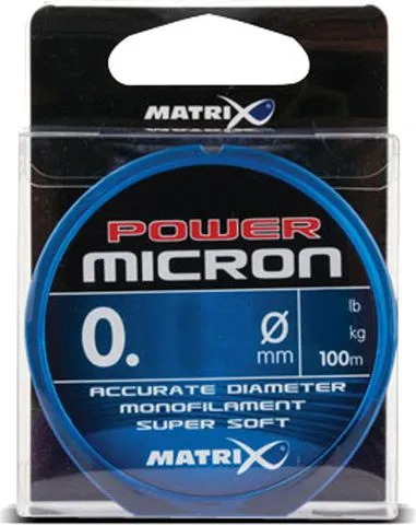 Matrix Power Micron Monofilament Line 100m Transparent