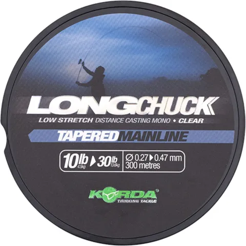 Korda Long Chuck Tapered Mainline 0.27–0.47mm 10–30lb