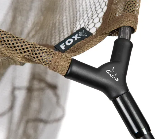 Fox Eos-X Landing Net 2 Piece 183cm 107cm Carbon Soft Mesh