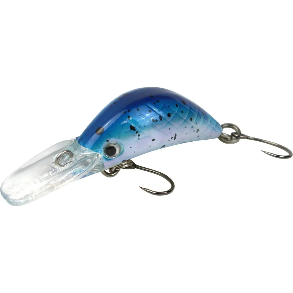 FTM Masu Security Wobbler 3cm 1.6g Blau-Perlmuttfarben Schwarz Gesprenkelt