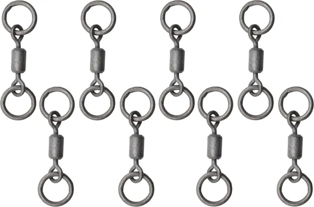 Korda PTFE Double Ring Swivel 11, 8pc