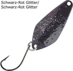 Balzer Spoon Searcher 2.1g Schwarz-Rot Glitter/Schwarz-Rot Glitter
